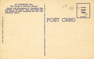 FL - St Augustine. Moon Over City