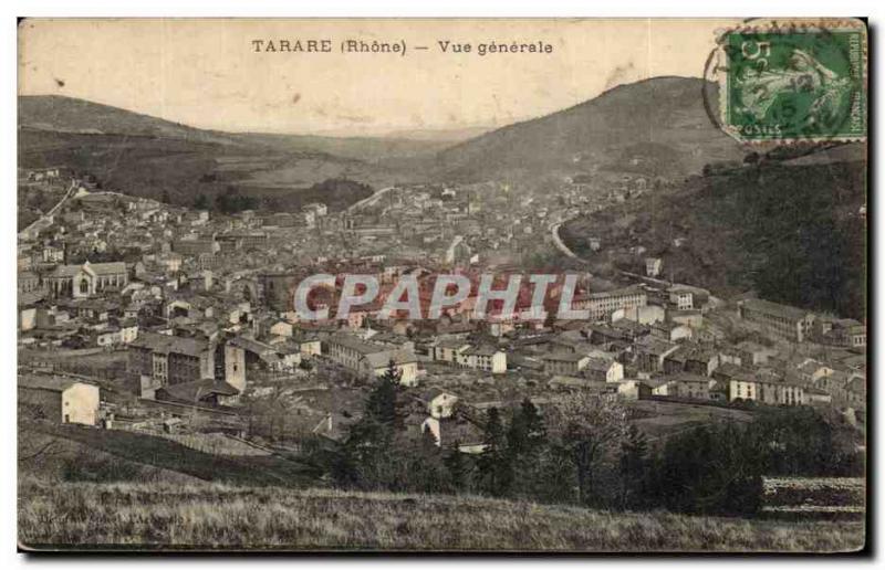 Old Postcard Tarare Vue Generale