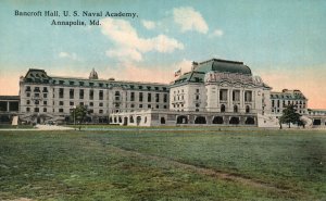 Vintage Postcard Bancroft Hall US Naval Academy Annapolis Maryland MD