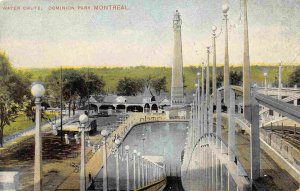 Water Chute Dominion Amusement Park Montreal Quebec Canada 1910c postcard