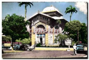 Old Postcard Fort de France Martinique Schoelcher Library in its green setting