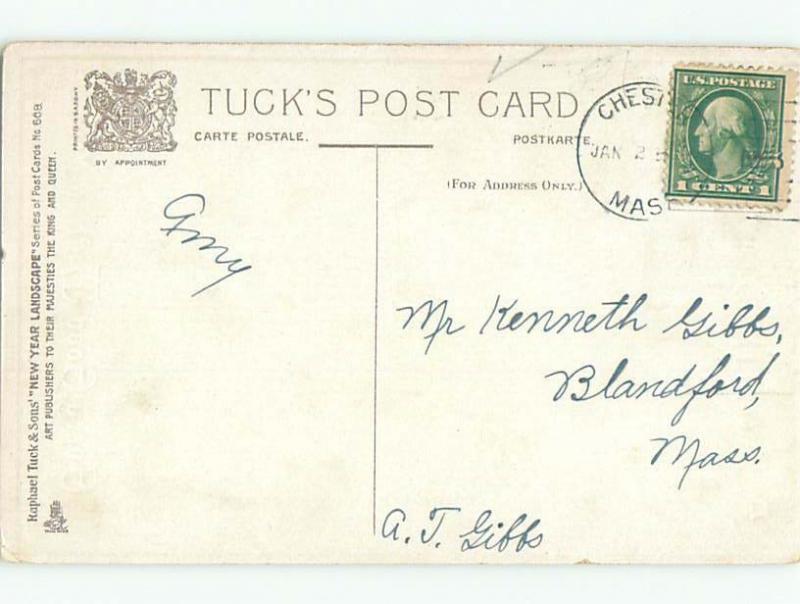 Pre-Linen new year SHEPHERD WITH SHEEP k5314