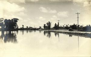 mexico, GUADELAJARA, Jalisco, River or Lake, Old Car (1910s) RPPC Postcard