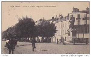 Statue De l'Amiral Duperre Et Cours Des Dames, La Rochelle (Charente-Maritime...