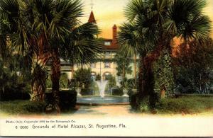 Florida St Augustine Hotel Alcazar Grounds 1906 Rotograph