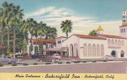 California Bakersfield Main Entrance Bakersfield Inn