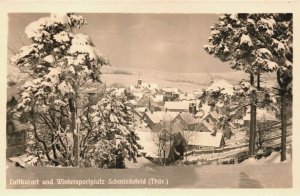 Germany Luftkurort Wintersportplatz Schmiedefeld Thür Vintage RPPC 03.97