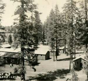 Vintage RRPC C.C.C Cabins Camp Hackamore, CA #3 Postcard P91