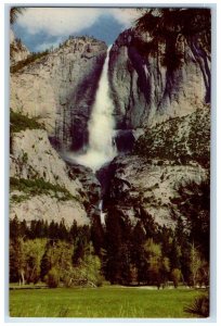 c1960 Yosemite Falls National Park California Cliff Union Oil Company's Postcard 