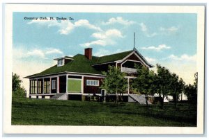 c1910's View Of Country Club House Ft. Dodge Iowa IA Unposted Antique Postcard