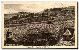 Postcard Old Jerusalem Valley of Kidron