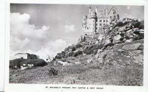 Cornwall Postcard - St Michael's Mount - The Castle & East Front - RP      C473