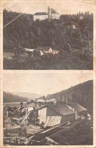 B107832 France Schloss Chatillon und Saegemuehle real photo uk