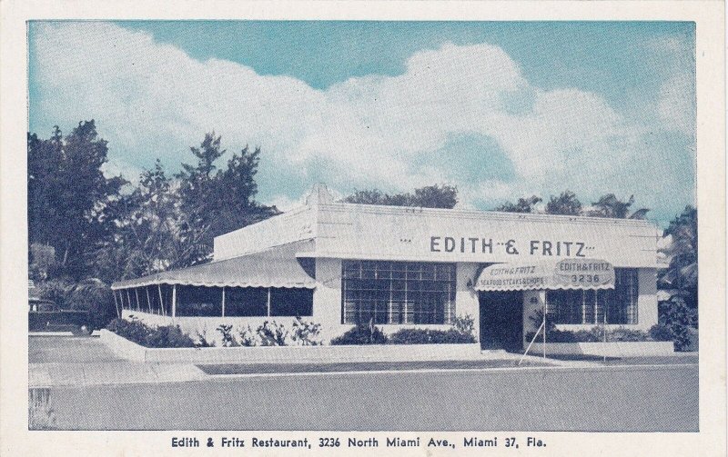 Florida Miami Edith & Fritz Restaurant North MIami Avenue sk4261