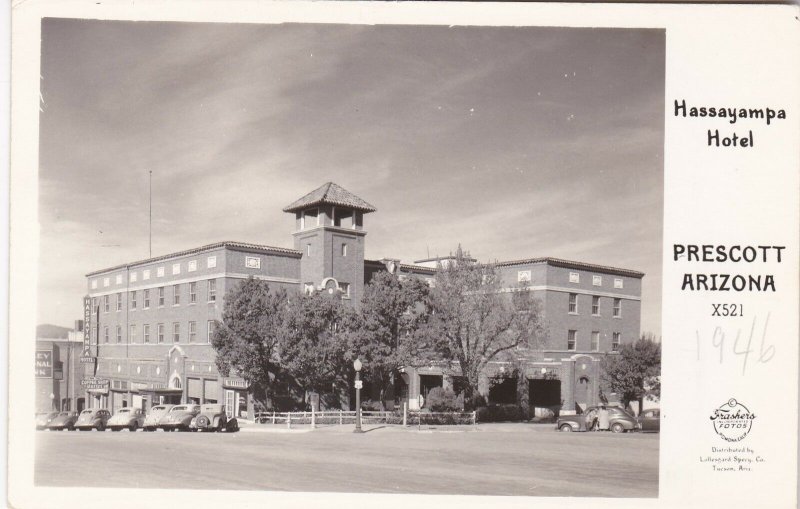 Arizona Prescott Hassayampa Hotel Real Photo sk5170