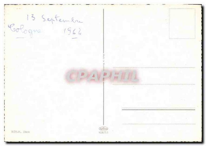 Postcard Modern Koln Dom