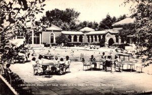 New York Saratoga Springs The Swimming Pool At The New York State Spa