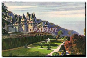 Old Postcard Rigny Usse Chateau