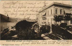 CPA AK Grand Hotel Bellagio con Giardino ITALY (14665)