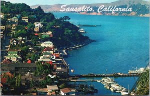 Sausalito California Vintage Postcard C144