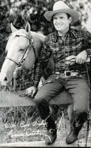 Gene Autry   **NOT A POSTCARD, Blank Back