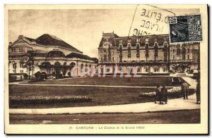 Old Postcard Cabourg Casino and the Grand Hotel