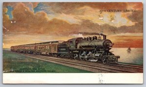 20th Century Limited Lake Shore & Michigan Southern Railway UNP UDB Postcard D15