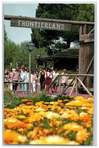 c1960's Frontierland Entrance Replica of One Disneyland Anaheim CA Postcard
