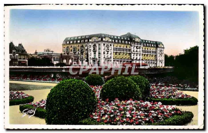 Modern Postcard Deauville La Plage Fleurie The Royal Hotel and gardens