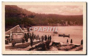 Auvergne Old Postcard Lake Pavin