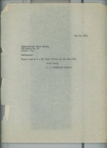 1958 Business Letter to Addresograph Sales Agency Atlanta GA R.F. Strickland 172