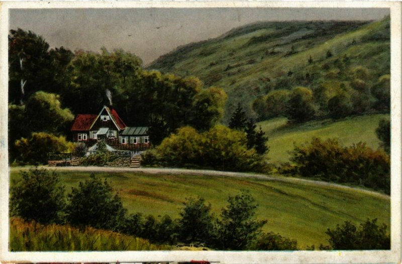 CPA AK Restauration und Cafe Reichenbachtal GERMANY (1000766)