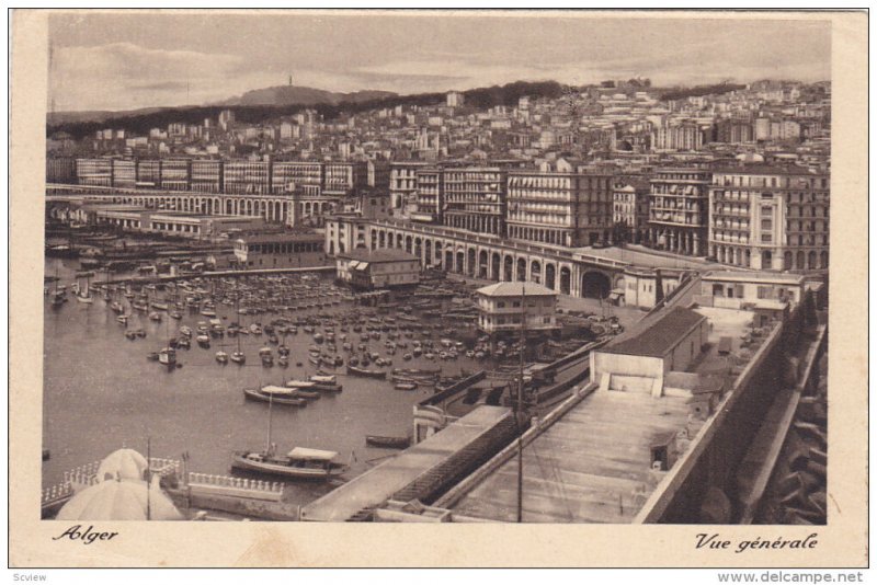 Bi-fold, ALGER, Vue generale, Rue Benali, Algeria, PU-1943