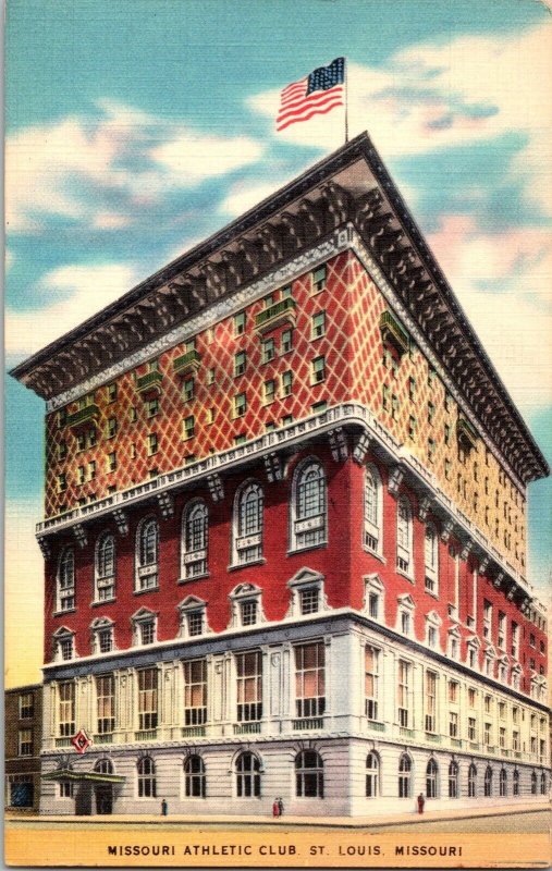 Missouri Athletic Club St. Louis MO Postcard PC37