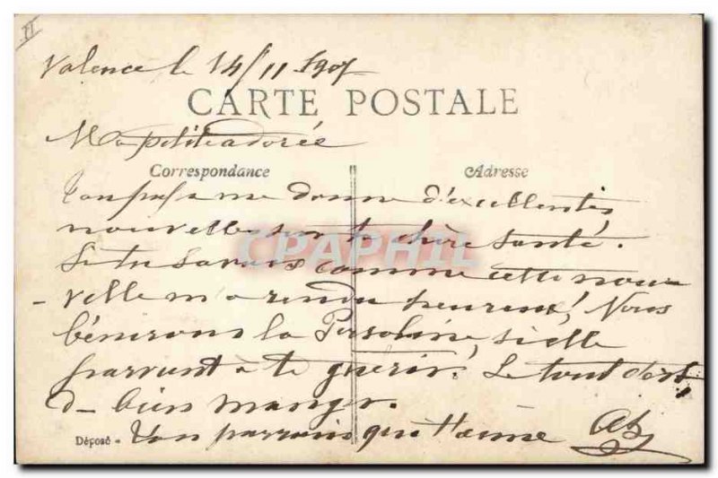 Old Postcard Diabolo Child