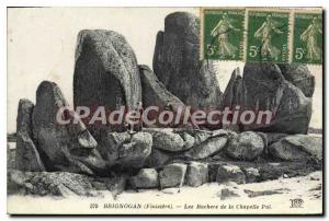 Postcard Old Brignogan Les Rochers De La Chapelle Pol