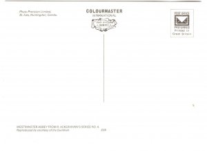 Textured Postcard, Westminster Abbey, London, England