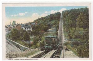 Incline Train Mount Pisgah Mauch Chunk Jim Thorpe Pennsylvania 1920s postcard