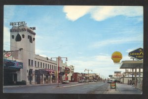 LORDSBURG NEW MEXICO DOWNTOWN STREET SCENE OLD CARS VINTAGE POSTCARD