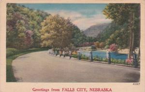 Nebraska Greetings From Falls City