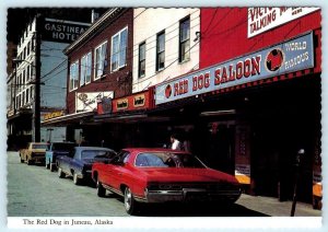 JUNEAU, Alaska AK ~ Street Scene RED DOG SALOON c1970s  - 4x6 Postcard