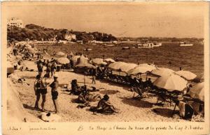 CPA JUAN-les-PINS - La Plage a l'heure du bain et la pointe du Cap (514401)