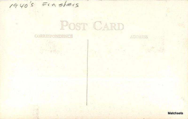 1940's FRASHERS Heavy Traffic Tok Junction ALASKA postcard 7039