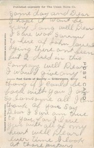 HEADQUARTERS CAMP MACARTHUR WACO TEXAS MEXICAN BORDER WAR POSTCARD (1917)