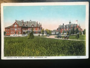 Vintage Postcard 1915-1930 Independent Order of Odd Fellows Home Greensburg IN