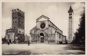 VERONA ITALY~BASILICA SAN ZENO~PHOTO POSTCARD