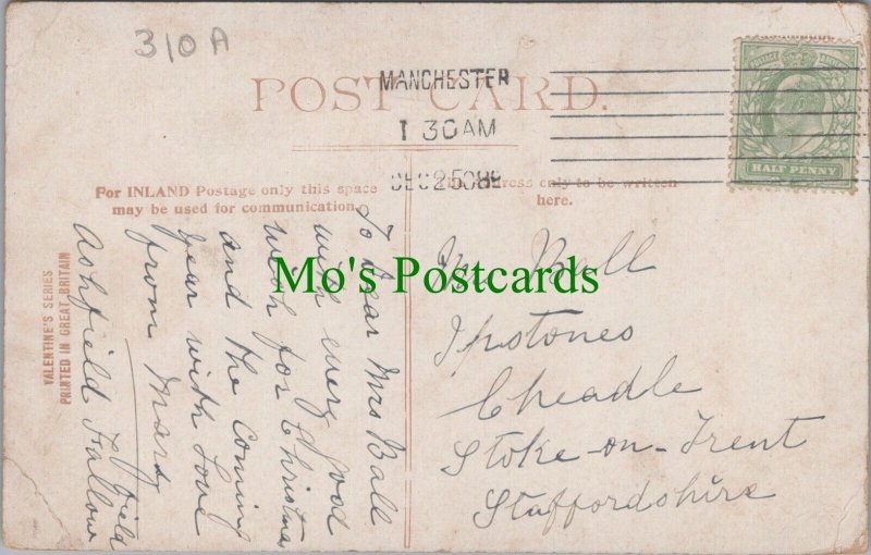 Genealogy Postcard - Family History - Ball - Stoke on Trent, Staffordshire 310A