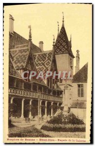 Postcard Old Hospices de Beaune Hotel Dieu Facade of the Gallery