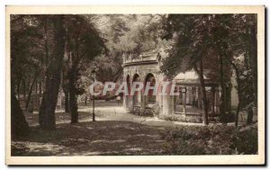 Postcard Old Vichy Park and Source of Celestins