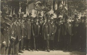 CPA CHERBOURG carte photo, groupe (38548)